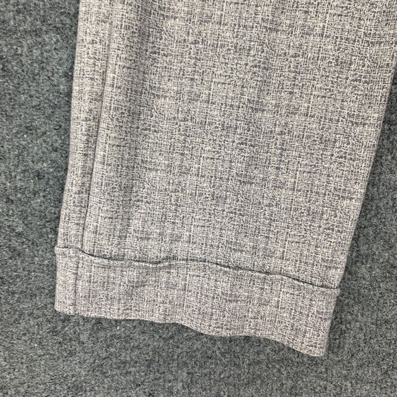 Betabrand Ponte Pant Womens MP Petite Grey White Microstripe Knit Coin Pocket - Picture 3 of 12
